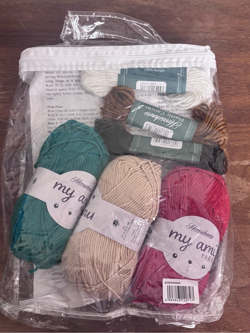 Enchanted Elf Crochet Kit - Green and Red Holiday Elf - Picture 2 of 2